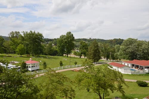 Agapé Acres campus — aerial view